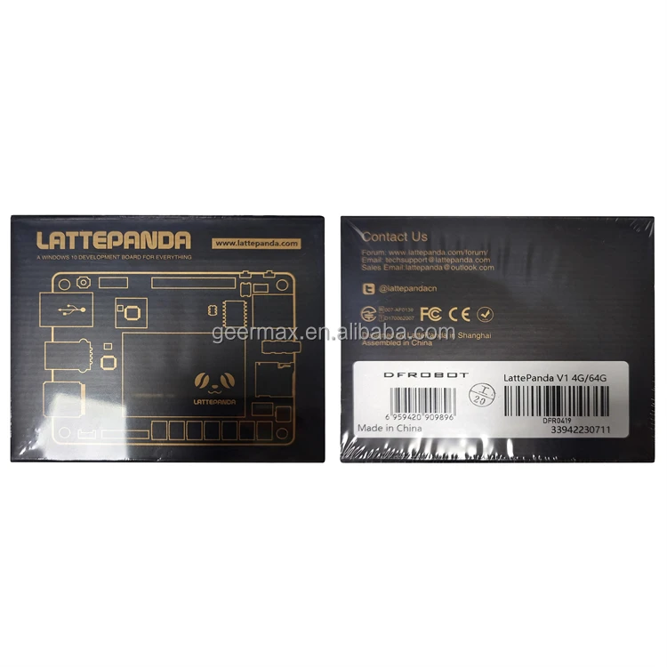 LattePanda V1 4GB RAM 64GB eMMC Memory (Unactivated) the Smallest x86 Windows Single Board Computer Support Linux DFR0419 4G 64G