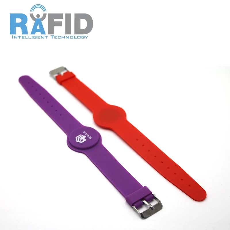 RAFID Children Tracking Wearing Soft Silicone RFID Wristband NFC Bracelet