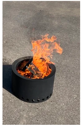 Kingjoy низкодымчатый уголь из нержавеющей стали портативный костер для костра гриль