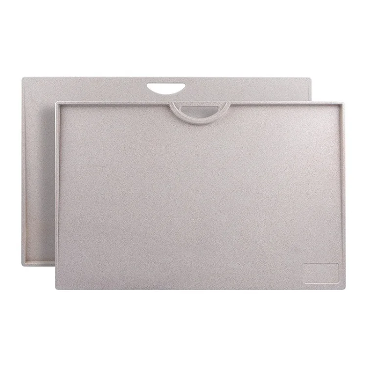 Wholesale Kitchen Restaurant Double Side Wheat Straw Extra Large  Chopping Boards Vegetable Meat Cutting Board