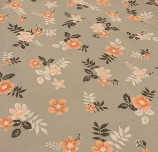 Красивый дисперсный тканый принт 100% переработанный цветочный полиэстер Простыня из микрофибры водонепроницаемая ткань