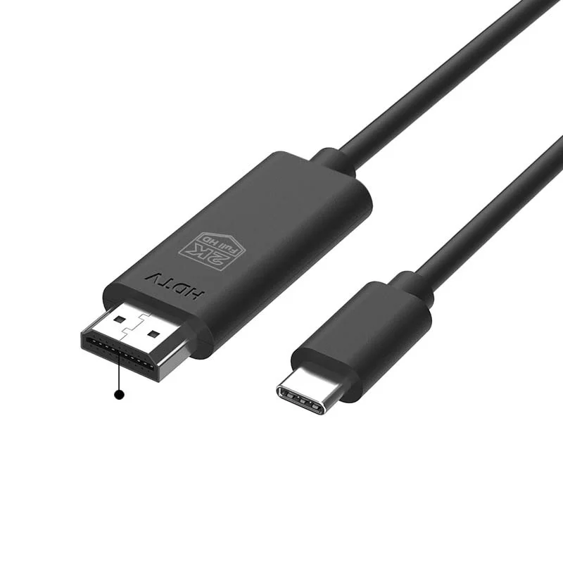 Premium Quality 1.8M USB C to HD MI Converter 2K 60Hz Adapter for Macbook Huawei Laptop Type C to HD MI Cable