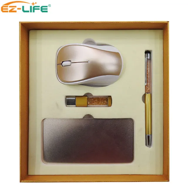 2020 новый дизайн беспроводная мышь флэш-накопитель с логотипом роскошная ручка внешним аккумулятором и