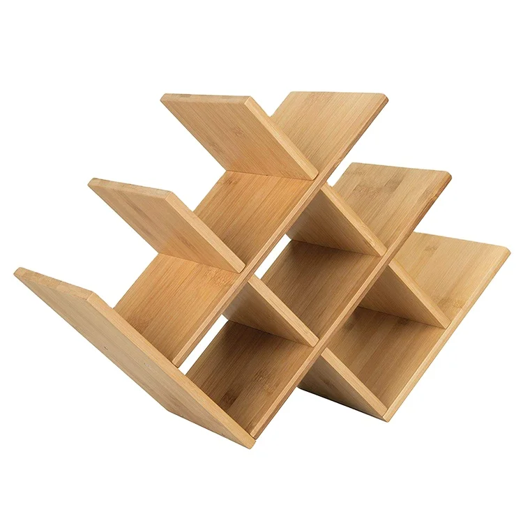 
High-quality Environmentally Friendly Foldable Bamboo Wine Racks 