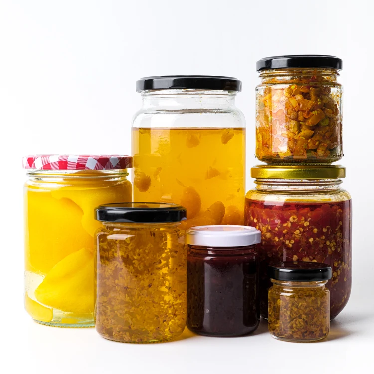 Wholesale Price 9 Oz 16oz 20oz Clear Straight Side Glass Jars For Jam