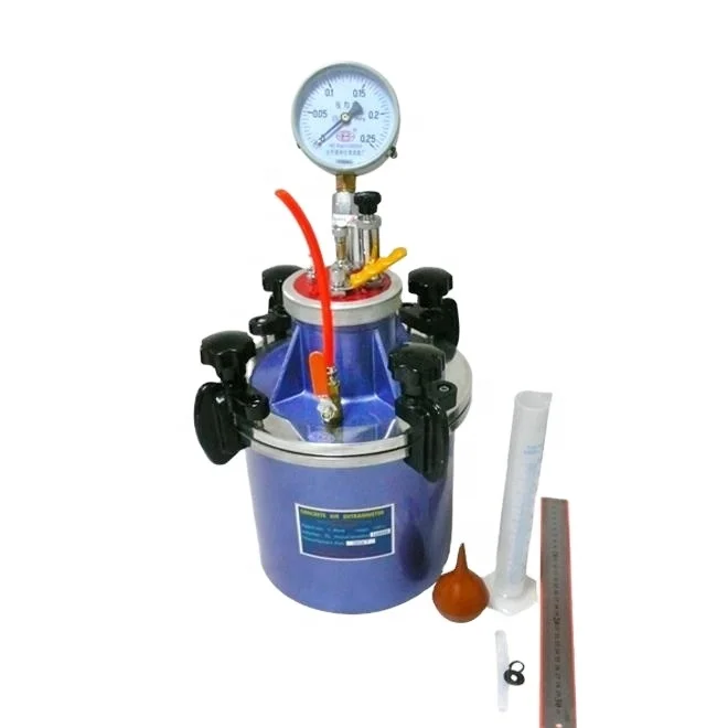 TBT-LS546 стрелочный индикатор цементным раствором воздухововлечения метр/содержащий газовый счетчик 7L свежего бетона содержание воздуха теста воздухововлечения