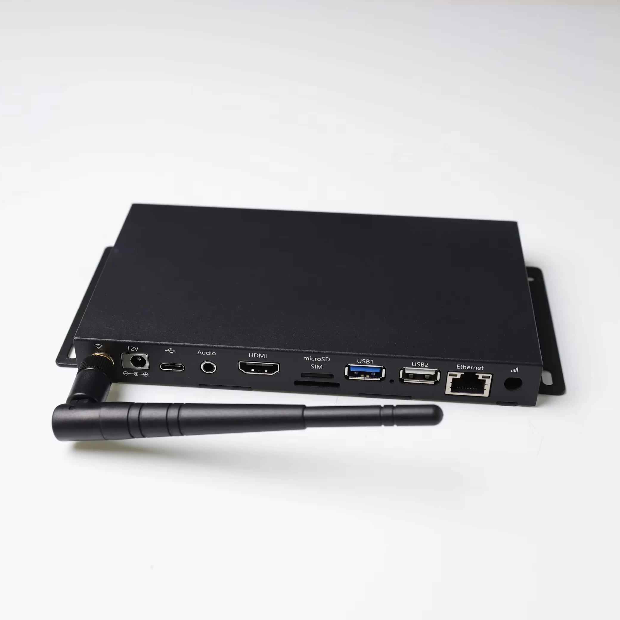 Customized Metal Case 4k 8k lcd touch display video player box RK3328 Quad-core Advertising Media Player Box