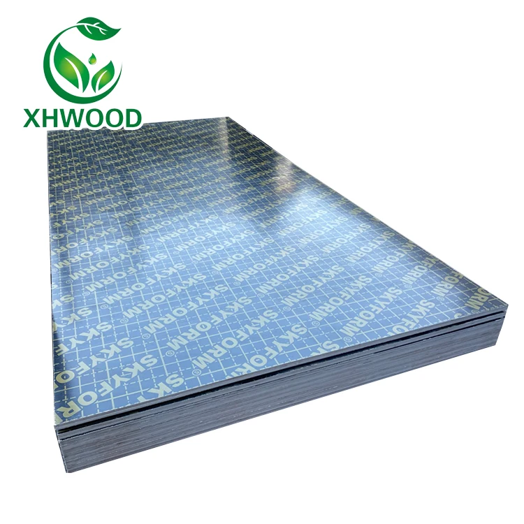 XHWOOD 18mm 22mm 26mm poplar 180g/m2 film plywood/film face waterproof plywood for Construction use