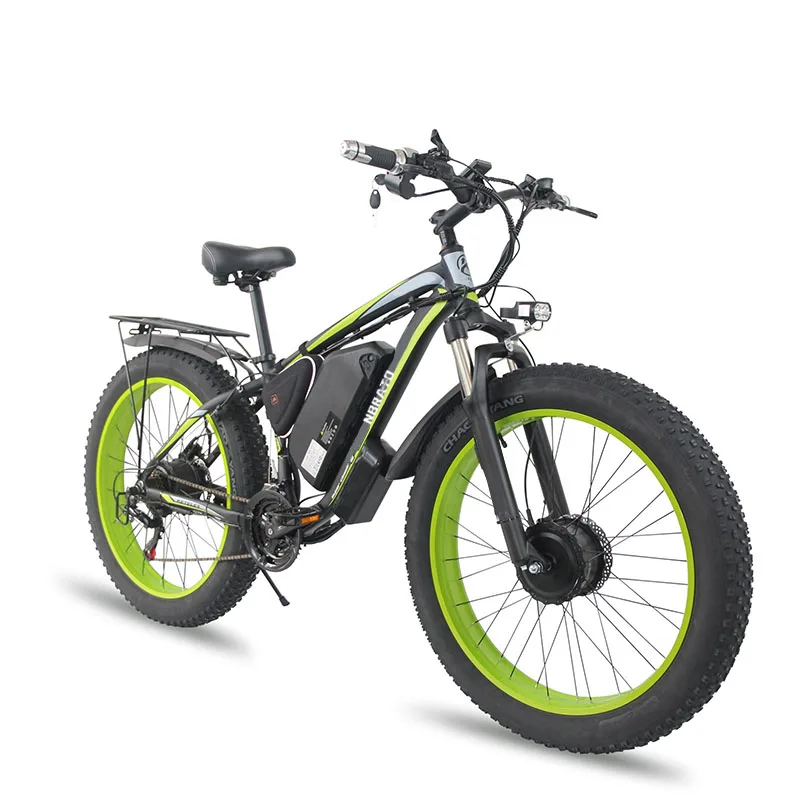 26 Inch 48v 17.5Ah 48V electric bike 2000w dual Motor Driven E Bike 26 * 4.0 Fat Tire High Speed 50-60km/h