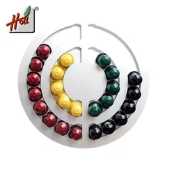 HOU hot-sale wall-mounted  Nespresso pods storage coffee capsule holder