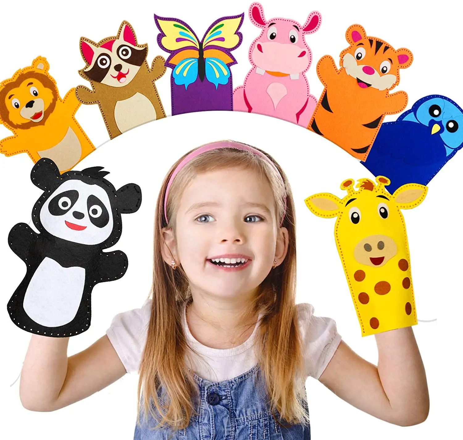 Animals Felt Flannel Boards Stories Precut Figures for Toddlers Preschool Craft Toy Gifts for Kids
