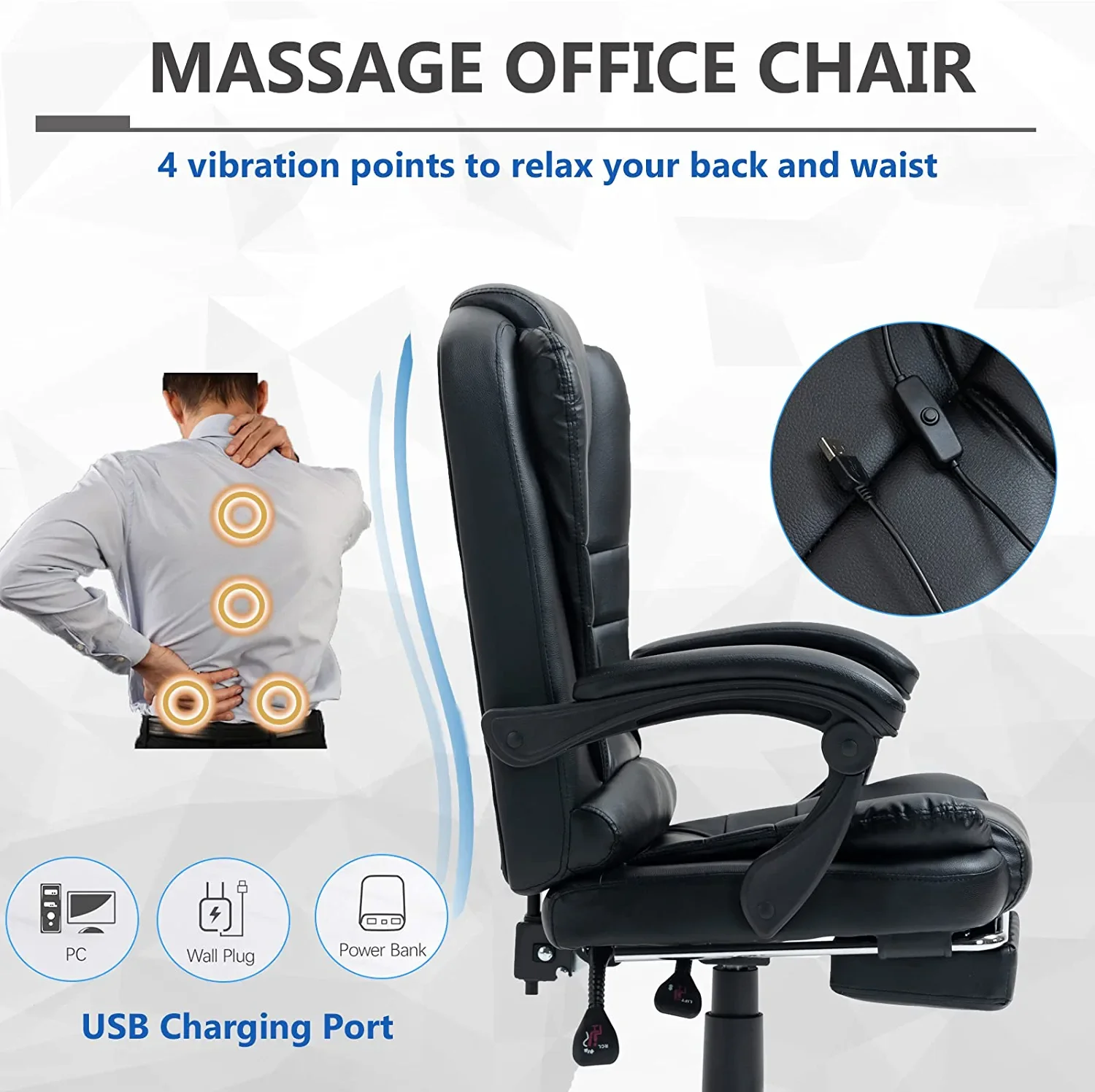 Wholesale High-Back Executive Office Chair Comfortable Ergonomic Boss PU Leather with Swivel Adjustment Modern Mesh Design