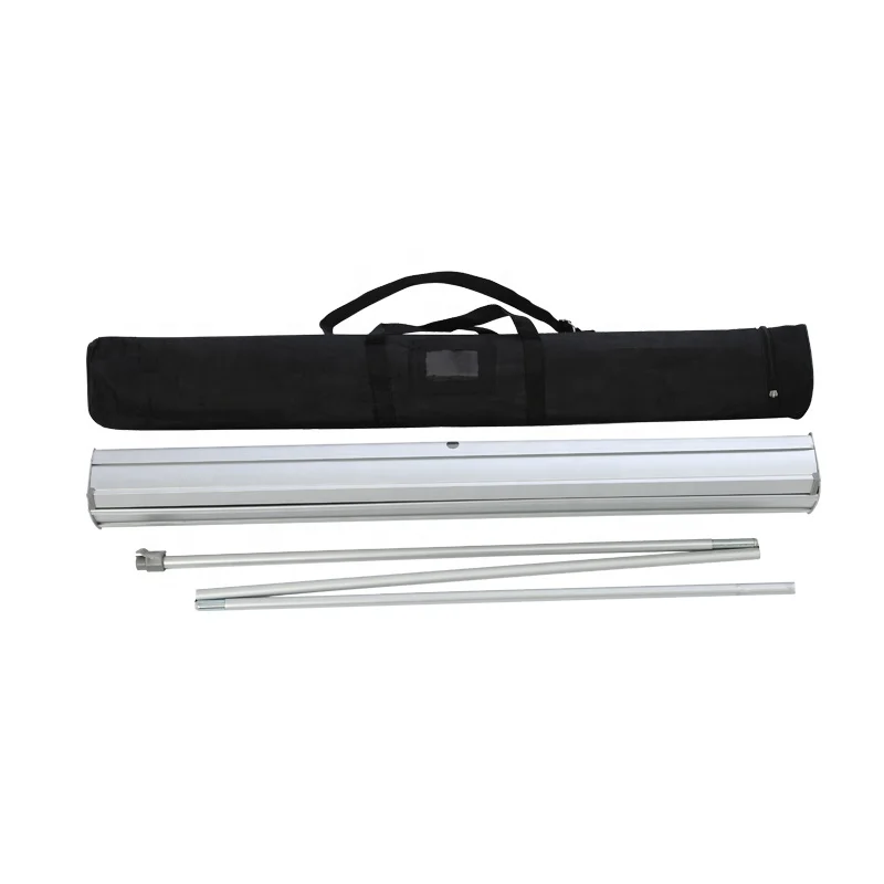 portable advertising roll up banner stand aluminium 85x200cm