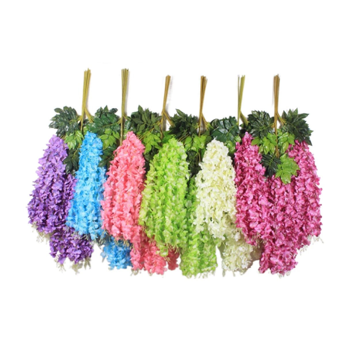 High Quality Bulk Sale Wisteria Flowers Artificial Centerpiece Flower floral decors For Wedding Home Decoration