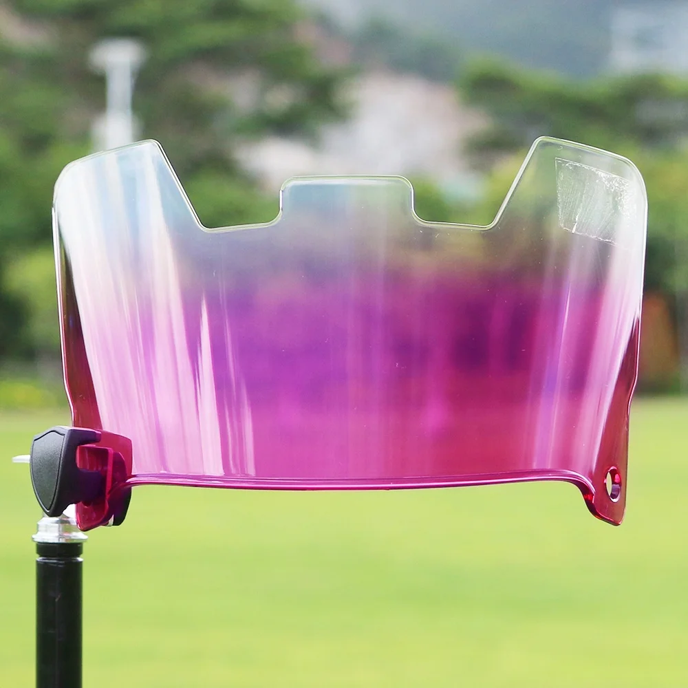 GF-Peach Color football face guards visors customized American sporting equipment