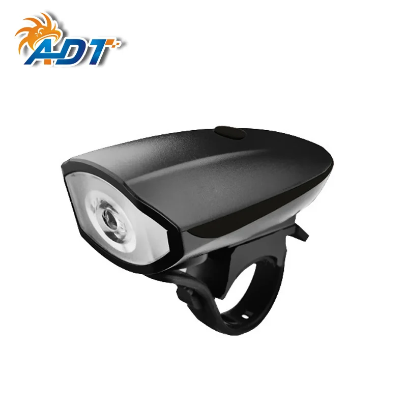 ADT High Lumens Super Bright 3 Modes USB Rechargeable Bicycle Headlight Light for Road Mountain Night Riding