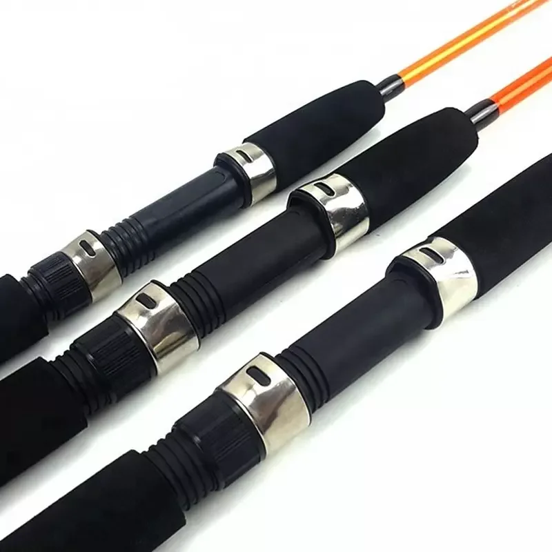 Stably catching big fish super light and hard Cross border page for fishing rod solid glass socket rod screw buckle 2 section