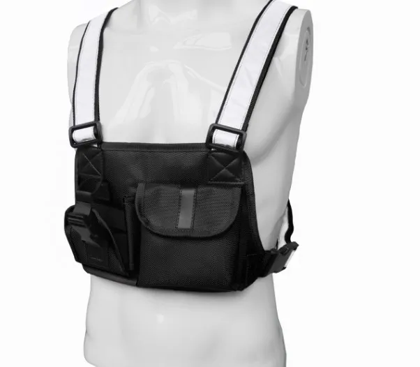 Custom Portable Tactical Running Rig Vest Men Sports Running Chest Pack for Workouts