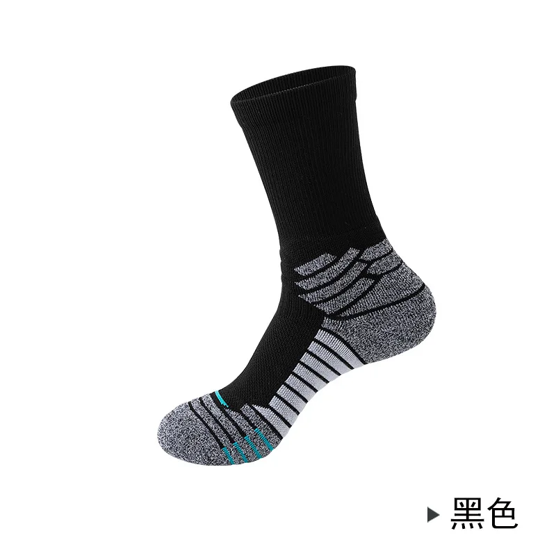 Comprehensive level practical sports towel bottom antislip training crew elite socks basketball