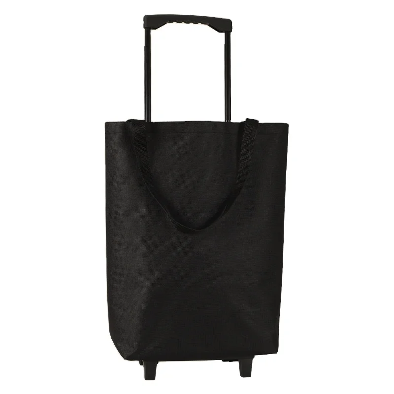 Экологически чистая складная тележка для супермаркета, продуктов, тележка для покупок, легкая тележка на колесах