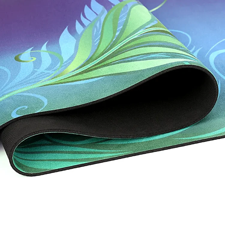 PU Natural Rubber Yoga Mat wholesale cheaper fashionable pretty High Quality Yoga Mat for Sports design