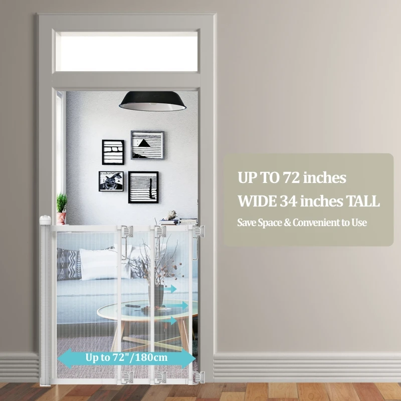 JOHNXIN 2025 NEW SG018 Recent new wholesale metal retractable baby safety door gate