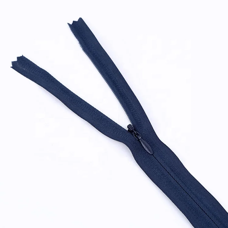 Custom Size Zippers Accessories Mixed Colors Fermeture Eclair Nylon Invisible Zipper For DIY Tailor Sewing Garments Pants