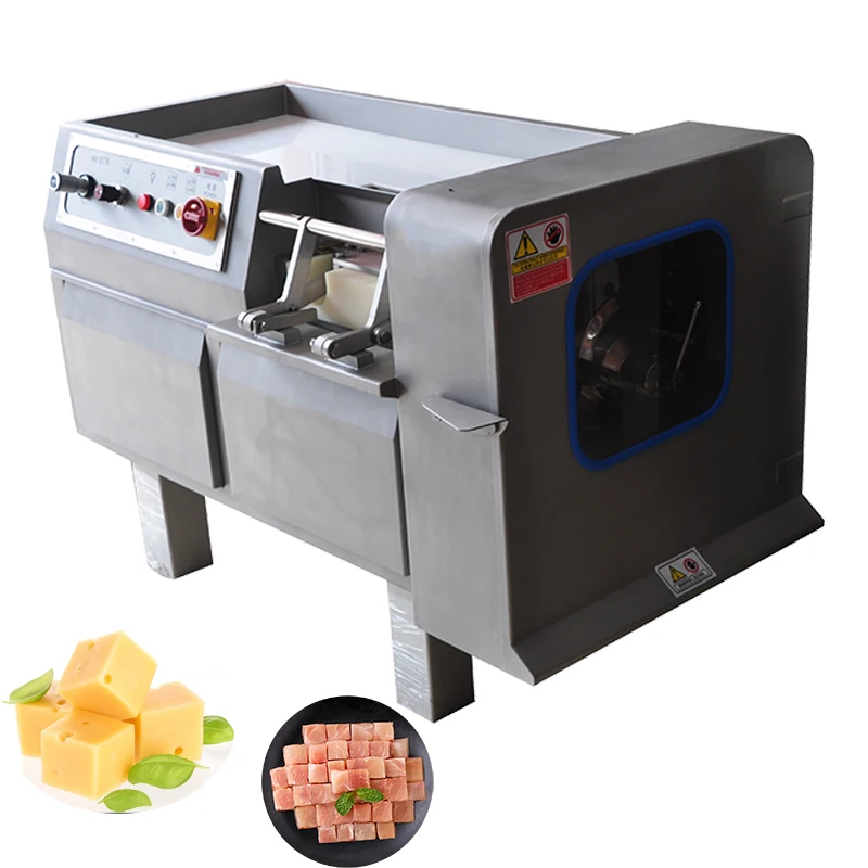 Commercial fresh beef cubing machine/cheese cubing machine/chicken cubing machine frozen meat cutting machine