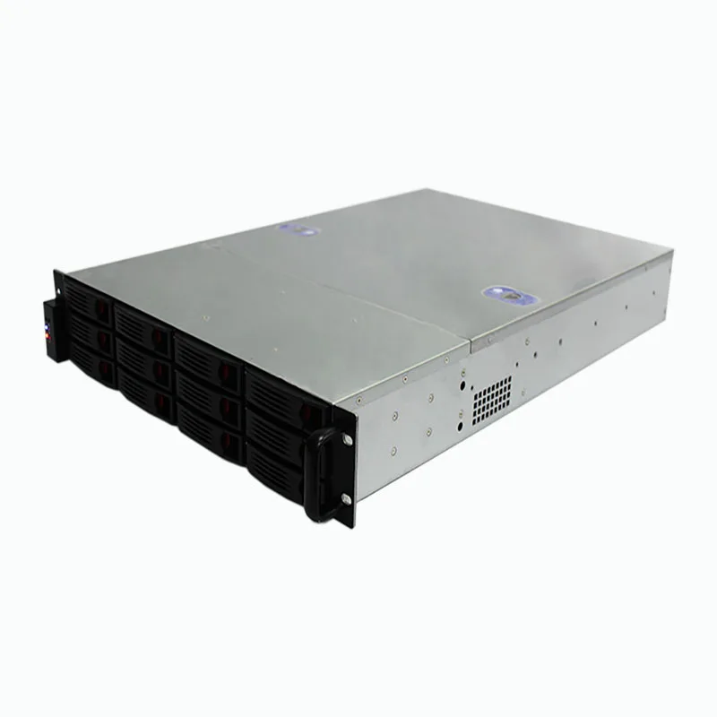Серверный корпус DVR HTPC 2U 660 мм в стойку, 12 секций, серверное шасси e atx для промышленных решений