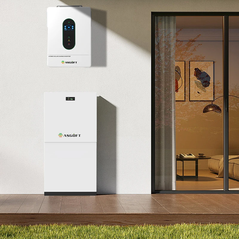 Asgoft split phase EU warehouse 220/230/240V Pure Sine Wave Hybrid System with MPPT 12kw 10kw 8kw solar inverter Smart on grid