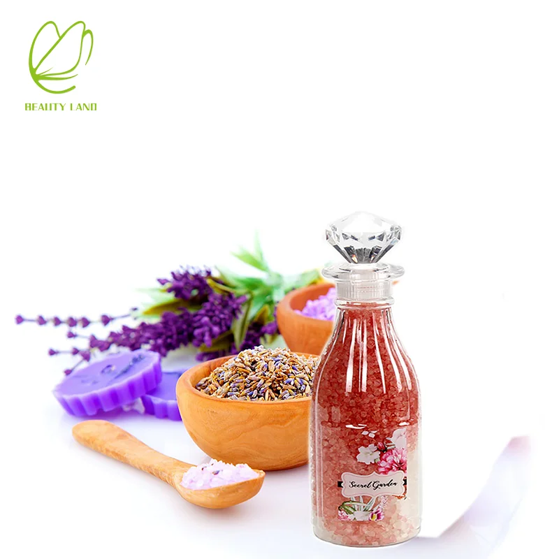 Wholesale Luxury Bath Salts Jar Epsom Salt Aromatherapy Scented Dead Sea Salt Relax Bath OEM Private Label