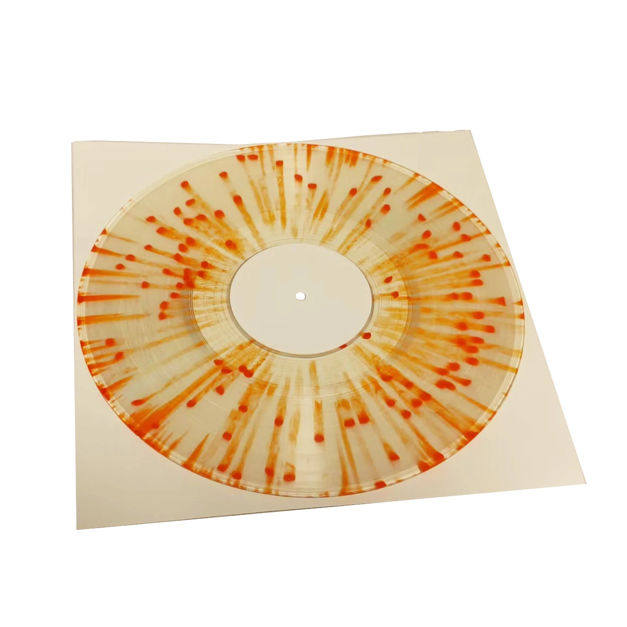 7 10 12 inch vinyl records vinyl disc  record pressing  orange splatter