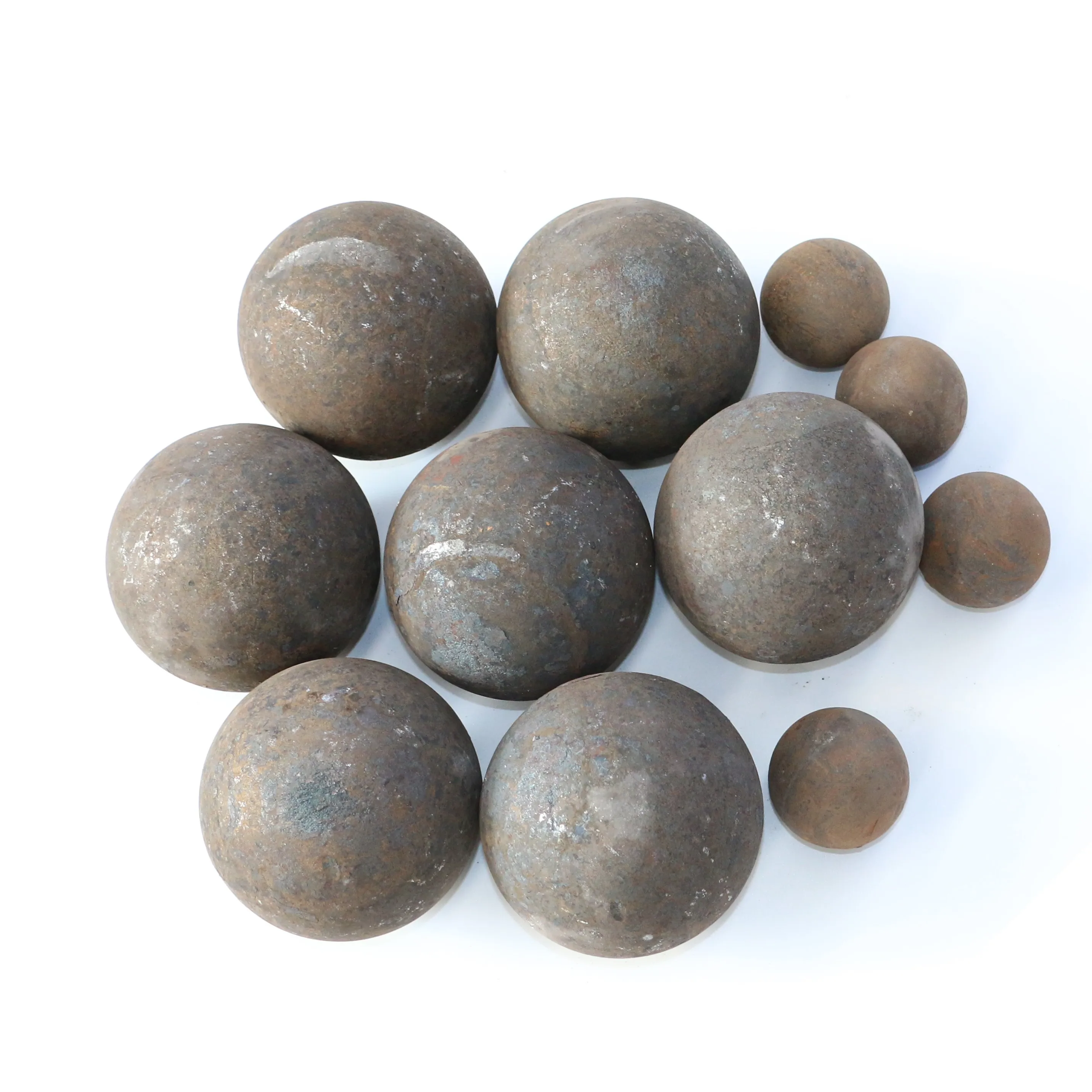 forged grinding steel ball and 100mm high chrome cast steel grinding iron media ball for ball milling sag mill