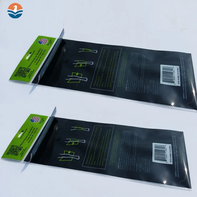 Wholesale Stand up Pouch Opp Self-Adhesive Plastic Bag with Header Hang Hole Moisture Proof Gravure Printing for Food Storage
