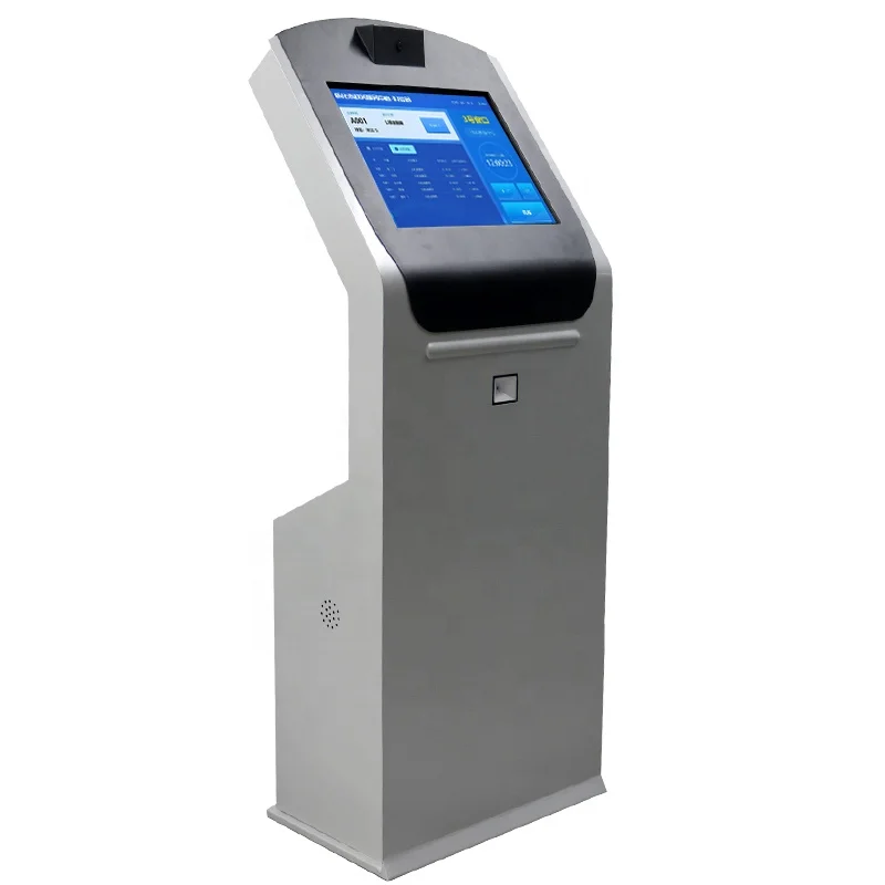 Kiosk Hotel Check in Camera QR Scanner Queue Management Touch Screen Self Service Information Parking Kiosk for Airport