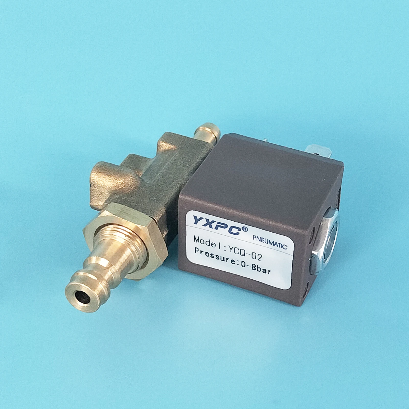 good quality brass direct acting 8mm 6.5mm barb hose 2 way DC24V argon gas welding machine solenoid valve
