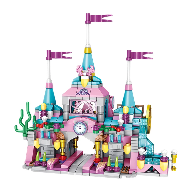 Panlos Girls Custom Building Block Set Toy, Princess Castle Toys | 25 in 1 Models Palace Bricks, STEM Construction Kit Girl