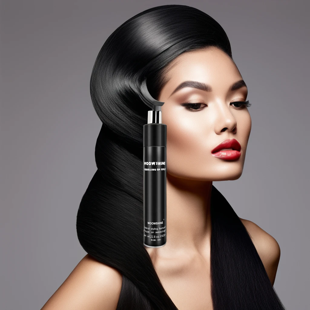 Black Label Hair Product Firm Holding Spray Gel Custom Wig Hair Products Spray Commercial Hair Spray Gel