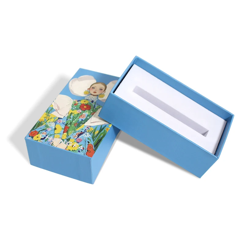 Manufacturer Direct Custom Boutique Gift Box Removable Lid and Neck Packaging with EVA Velvet Insert Premium Paperboard Box