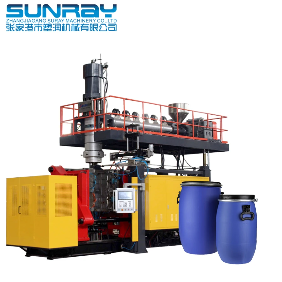 Машина для выдувного формования пластиковых барабанов HDPE 60L 100L цена