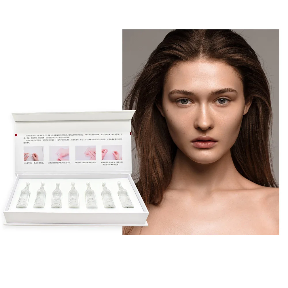 Hyaluronic acid face serum wholesale best facial anti aging moisturizing skin care