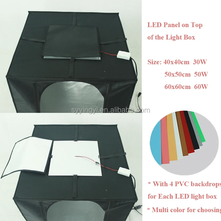 Good quality sell well photography studio led soft box tent with 22w daylight lamps product