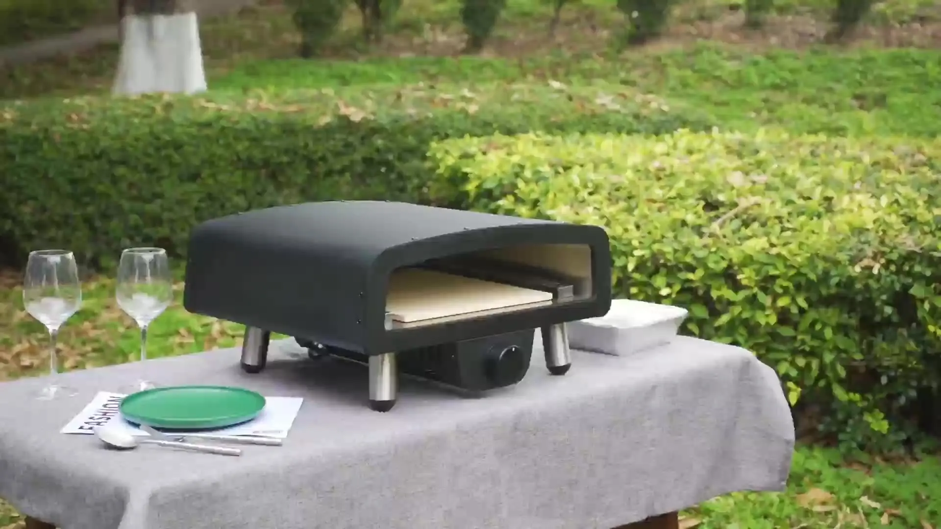 Factory High Quality Outdoor Garden BBQ Portable Commercial Gas Pizza Oven for Sale