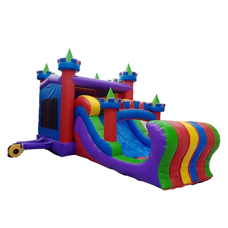 Party Moonwalk Commercial Bouncer Adult Kids Jump Jumper Inflatable Bouncy Castle Water Slide Bounce House Combo Slide With Pool