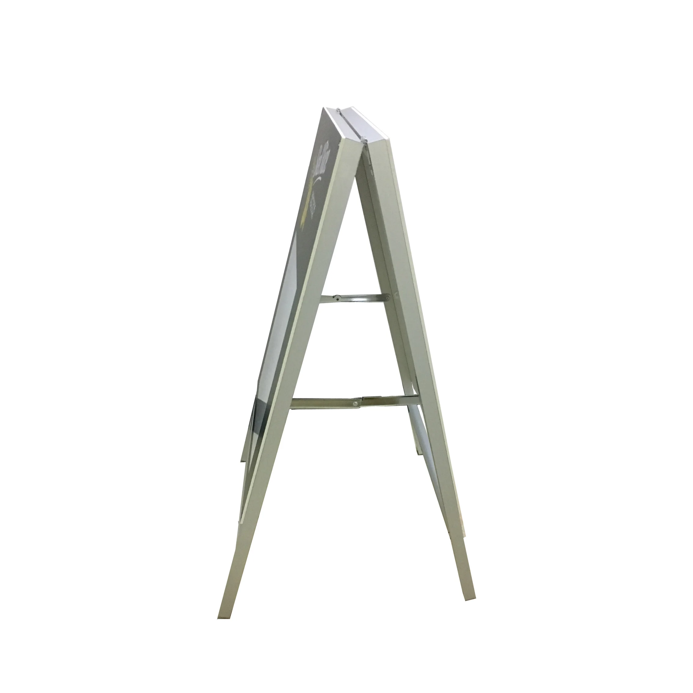 Double sided aluminum frame KT writing board flooring A frame advertising stand
