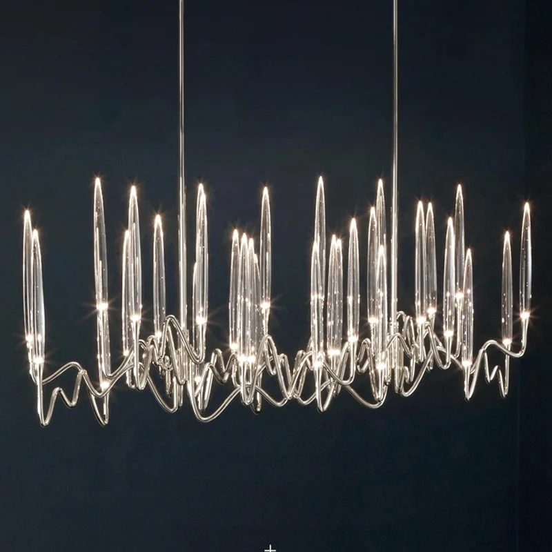 rattan chandelier modern round led pendant chandelier Bedroom restaurant cafe