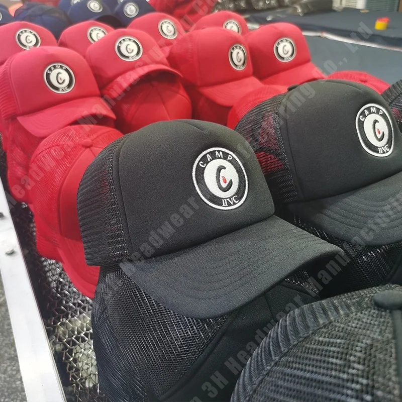 Высококачественная 5-панельная сетчатая шляпа Gorras, кепка для мужчин с вышивкой логотипа, кепки для дальнобойщика с нашивкой на заказ