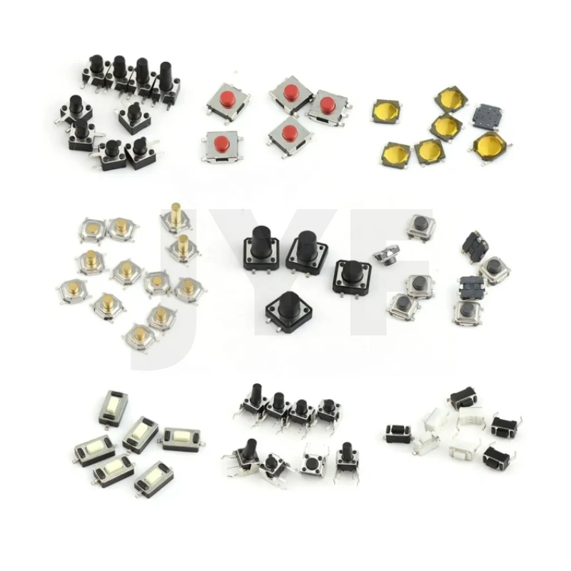 3*3 тактильный переключатель 12*12 кнопка 4-контактный 2-контактный 4 5*4 5 SMD тактовый 6*6 Водонепроницаемый 4*4