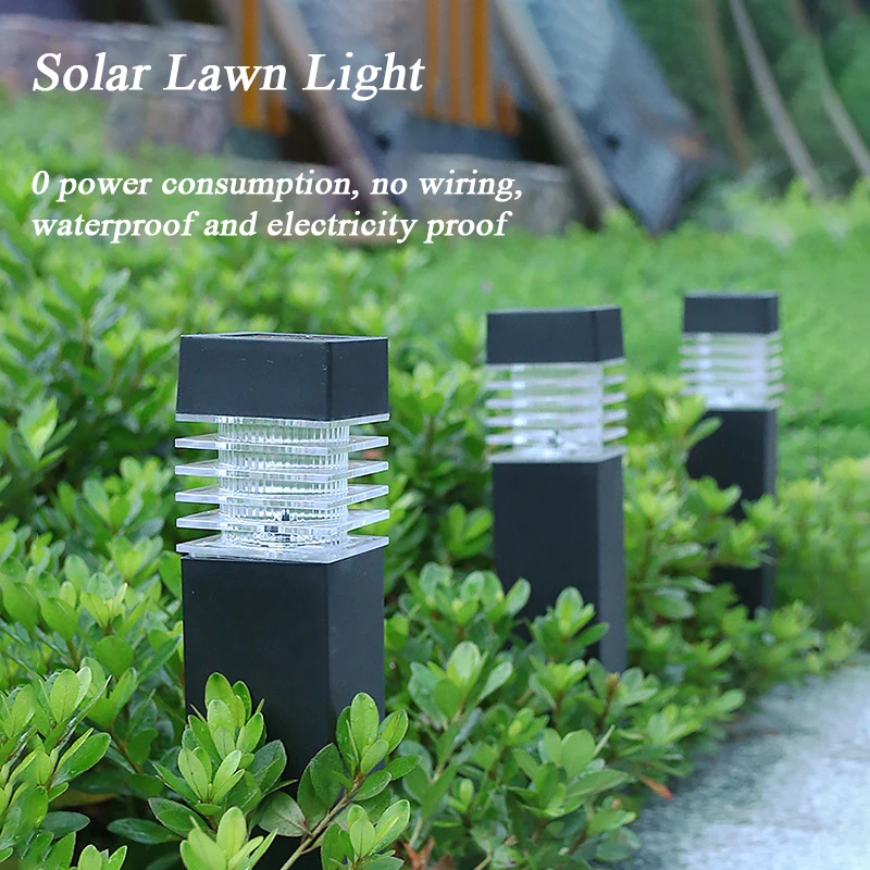 Solar Garden Garden Landscape Outdoor Light Lawn Night Light Home Yard Layout Waterproof Decorative Lawn Lamp