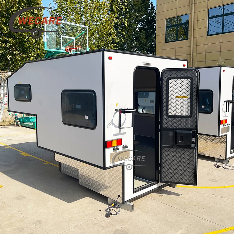 Wecare custom overland expedition vehicle pickup truck bed camper australia 4x4 off road slide on truck camper for sale